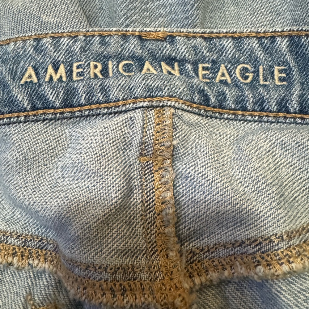 American Eagle Light Blue Denim Jean shorts - Picture 3 of 6
